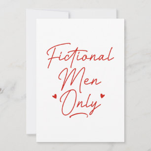 Cartes Pour Fêtes Annuelles Hommes de fiction uniquement