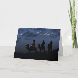 Cartes Pour Fêtes Annuelles Hommes sages avec l'étoile de Noël
