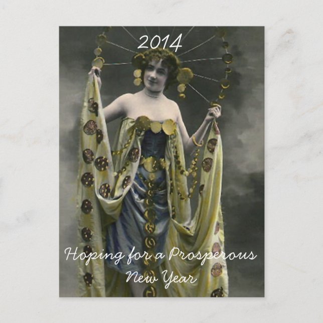 Cartes Pour Fêtes Annuelles Hoping for a Prosperous (Devant)