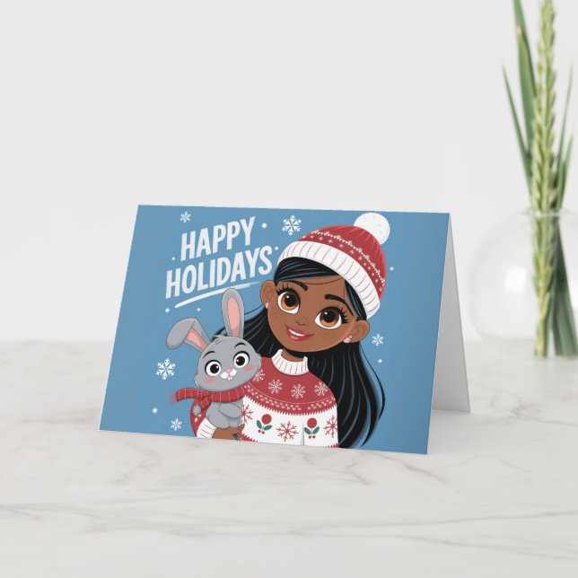 Cartes Pour Fêtes Annuelles Hoppy Holidays (Devant)
