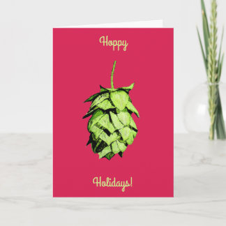 Cartes Pour Fêtes Annuelles Hoppy Holidays ! Stunning hop, cheery greetings !