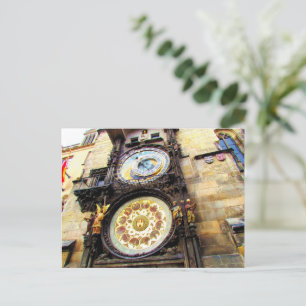 Cartes Pour Fêtes Annuelles Horloge astronomique Prague