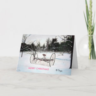 CARTES POUR FÊTES ANNUELLES HORS DE LA FERME, JOYEZ NOËL