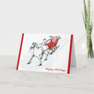Cartes Pour Fêtes Annuelles Horse & Carriage