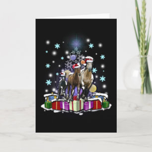Cartes Pour Fêtes Annuelles Horses with Christmas Styles