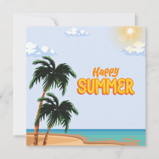 Cartes Pour Fêtes Annuelles "Hot Fun in the Summer Time!"