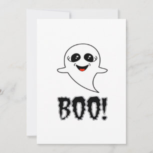 Cartes Pour Fêtes Annuelles Hou! Joli petit Halloween de Lucas Rétro Classique