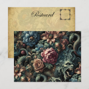 Cartes Pour Fêtes Annuelles Howl of the Gilded Wild - gothique victorien