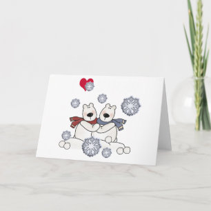 Cartes Pour Fêtes Annuelles Huile d'ours polaire