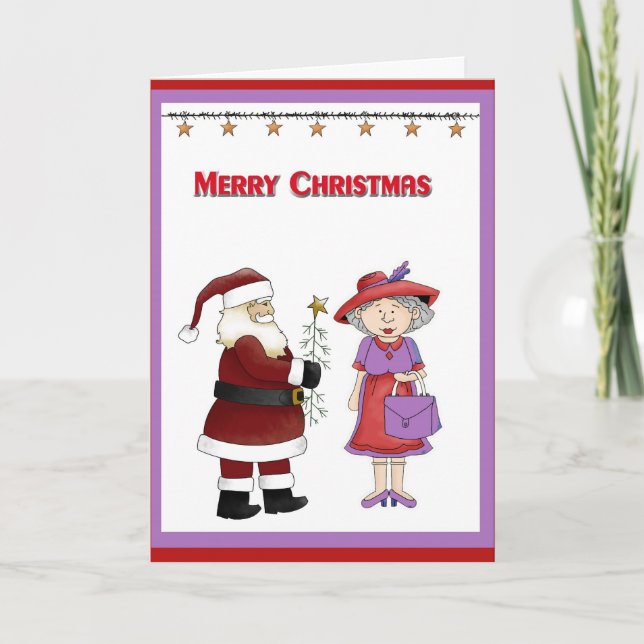 Cartes Pour Fêtes Annuelles Humorous Red Hat (Devant)