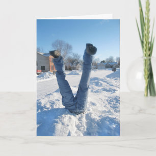 Cartes Pour Fêtes Annuelles Humour de saison d'hiver