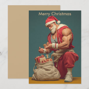 Cartes Pour Fêtes Annuelles Humour Joyeux Noël Père Noël Vœux de fêtes