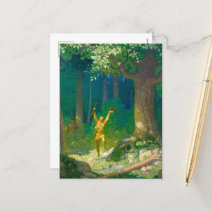 Cartes Pour Fêtes Annuelles Huntsman par Newell Convers Wyeth