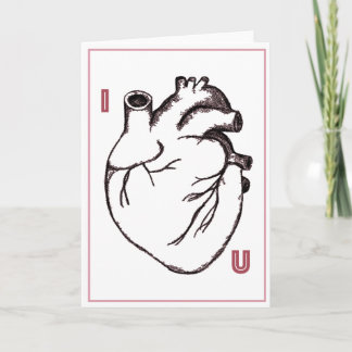 Cartes Pour Fêtes Annuelles I coeur vous