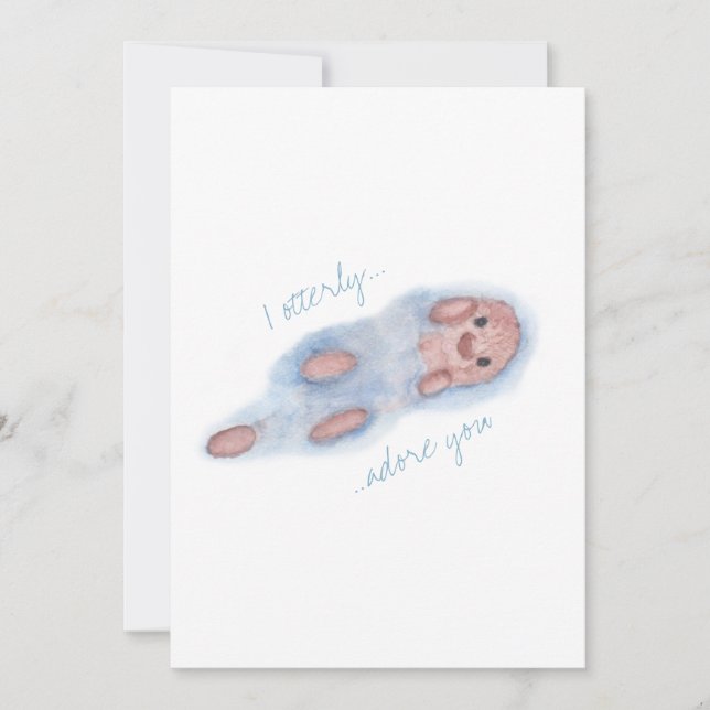 Cartes Pour Fêtes Annuelles I otterly (Devant)