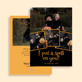 Cartes Pour Fêtes Annuelles I Put A Spell Photo Halloween