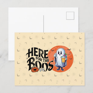 Cartes Pour Fêtes Annuelles Ici pour les Boos   Boire et obtenir votre Spook