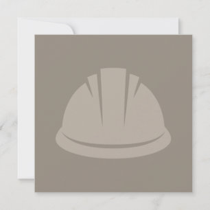 Cartes Pour Fêtes Annuelles Icône de Casquette de construction Casquette dur C