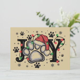 Cartes Pour Fêtes Annuelles Idées cadeaux de Noël Paw Joy pour maman de chien