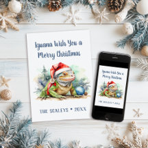 Iguana vous souhaite un joyeux Noël