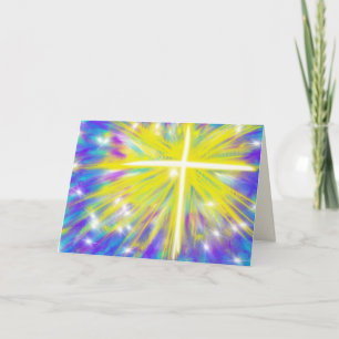 Cartes Pour Fêtes Annuelles Il est ressuscité Pâques Christian Art Moderne Des