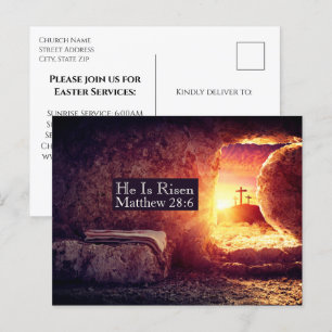 Cartes Pour Fêtes Annuelles Il Est Ressuscité Trois Croix Services ecclésiaux 