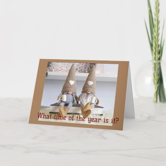 CARTES POUR FÊTES ANNUELLES IL EST TEMPS DE VOUS DIRE **MERCI NOËL*** ! (Devant)