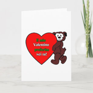 Cartes Pour Fêtes Annuelles Il Mio Valentino Perferito Sei Tu