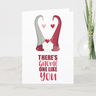 Cartes Pour Fêtes Annuelles Il y a Gnome One Like You