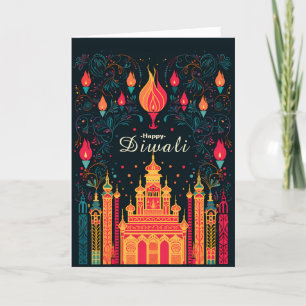Cartes Pour Fêtes Annuelles Illumination Divine : Une fête de Diwali