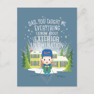 Cartes Pour Fêtes Annuelles Illumination Extérieure de Vacances de Noël