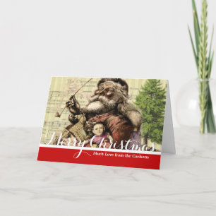 Cartes Pour Fêtes Annuelles Illustration classique de Thomas Nast du Père Noël
