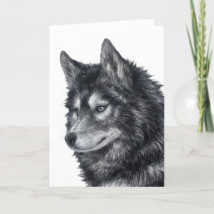 Cartes Pour Fêtes Annuelles Illustration de Balto Dog