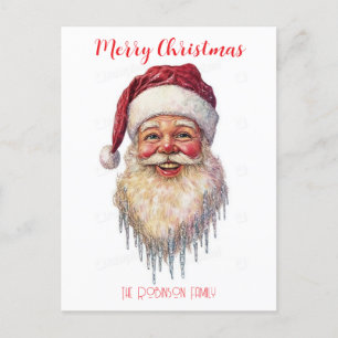 Cartes Pour Fêtes Annuelles Illustration de barbe du Père Noël.