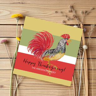 Cartes Pour Fêtes Annuelles Illustration de l'aquarelle rouge