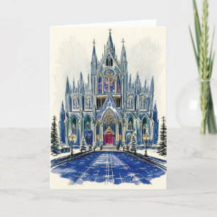 Cartes Pour Fêtes Annuelles Illustration de l'église