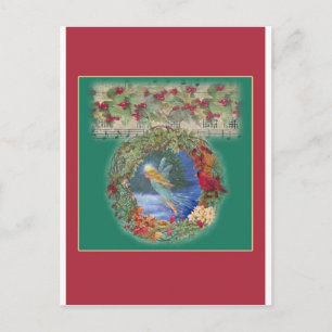Cartes Pour Fêtes Annuelles Illustration magique Fée de Noël