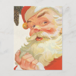 Cartes Pour Fêtes Annuelles Illustration vintage Père Noël
