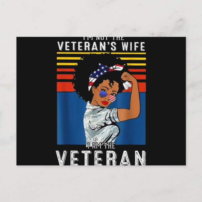 Cartes Pour Fêtes Annuelles I'm Not The Vétéran's Wife I (Devant)