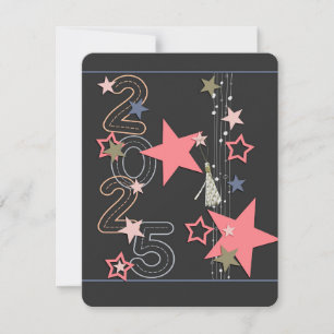 Cartes Pour Fêtes Annuelles Image des étoiles graduées parsemées de 2025 Tasse
