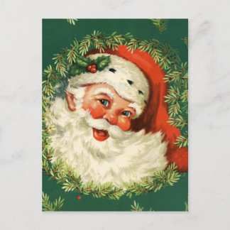 Cartes Pour Fêtes Annuelles Image vintage magnifique du père noël