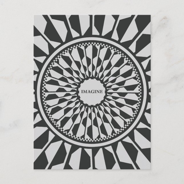 Cartes Pour Fêtes Annuelles Imagine  (Devant)