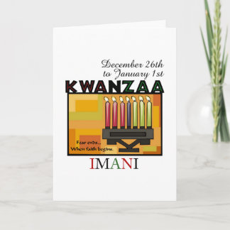 Cartes Pour Fêtes Annuelles IMANI - Foi