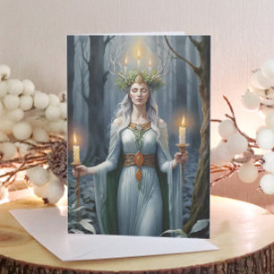 Cartes Pour Fêtes Annuelles Imbolc Goddess Candlemas Forest Celtic Wiccan