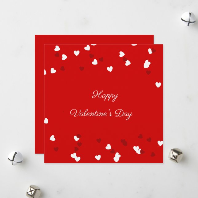 Cartes Pour Fêtes Annuelles Imprimantes gratuites pour la Saint Valentin pour  (Devant/Arrière en situation)