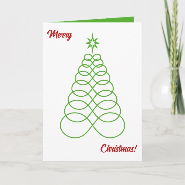 Cartes Pour Fêtes Annuelles Infinite Love Christmas Tree - Photo Inside (Devant)