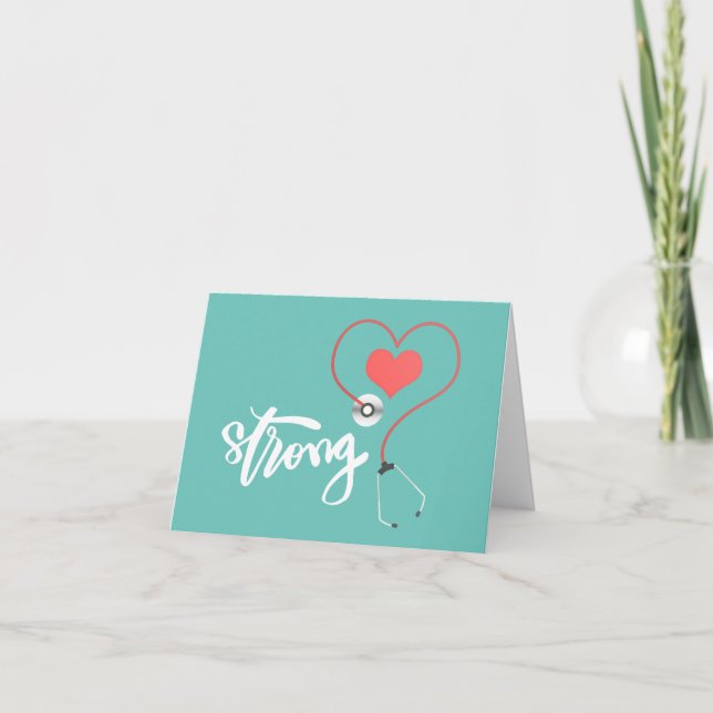 Cartes Pour Fêtes Annuelles Infirmière (Devant)