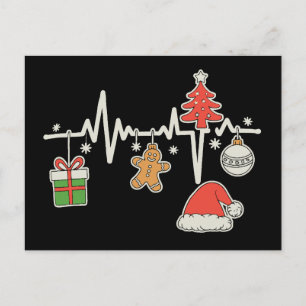 Cartes Pour Fêtes Annuelles Infirmière au rythme de Noël Saison des fêtes de N