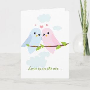 Cartes Pour Fêtes Annuelles Inséparables de Valentine