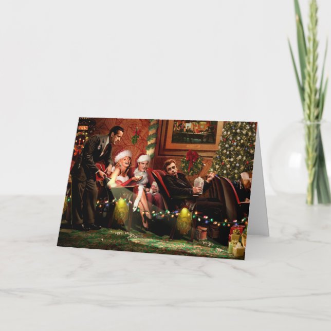 Cartes Pour Fêtes Annuelles Intermède de Noël (Devant)